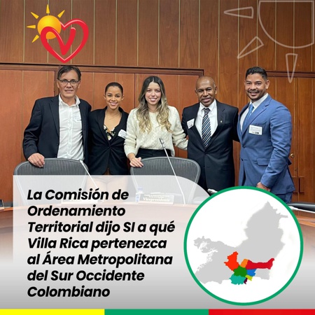Senado aprobó creación de Área Metropolitana del Suroccidente Colombiano