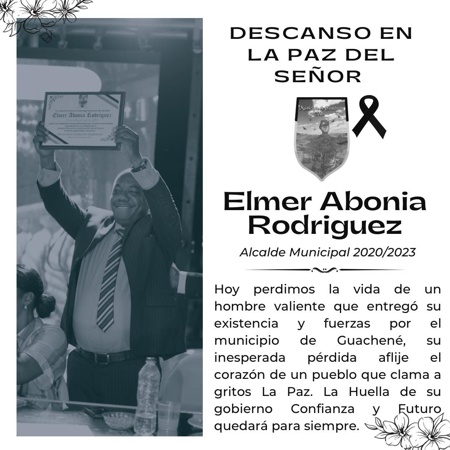 Tristeza total en norte del Cauca por muerte del alcalde Tino