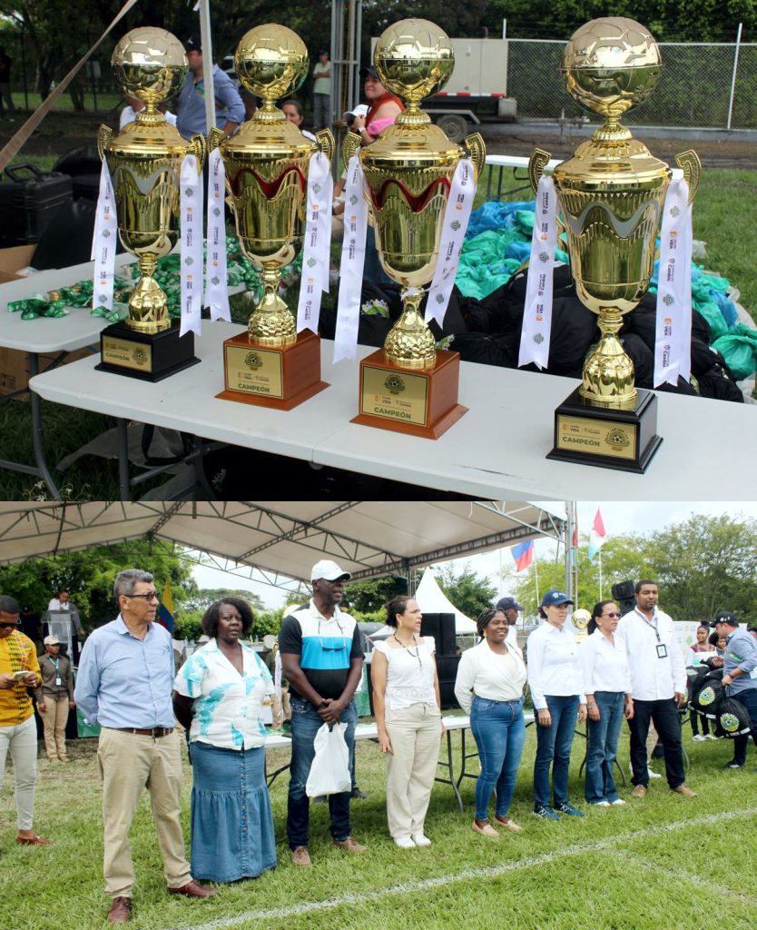 Vicepresidenta y Mindeporte clausuraron torneo de fútbol en Puerto Tejada Vicepresidenta y Mindeporte clausuraron torneo de fútbol en Puerto Tejada