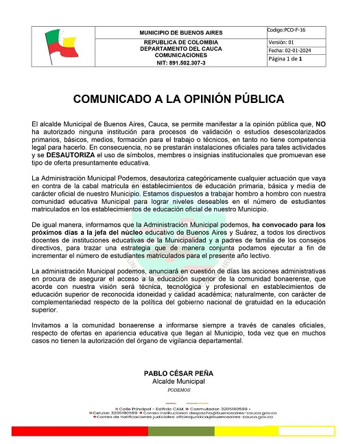 Buenos Aires refuerza compromiso con educación oficial y calidad académica.