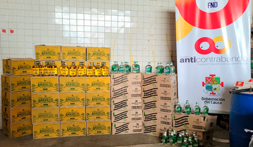 Aguardiente ilegal fue decomisado en el sector de Tunía