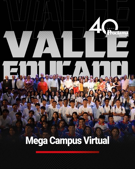 'Mega Campus Virtual': educación dual para 6.000 estudiantes del Valle 'Mega Campus Virtual': educación dual para 6.000 estudiantes del Valle