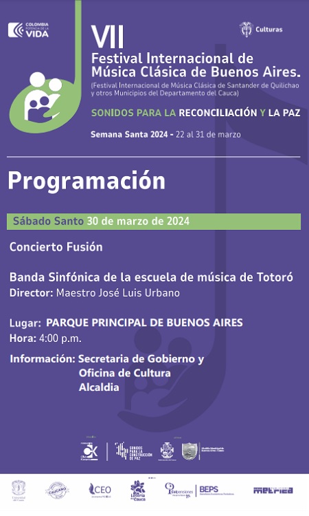 Festival de Música Clásica cautivará al Cauca con su brillante programación