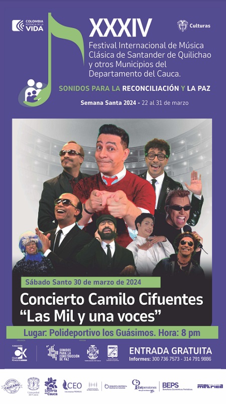 Festival de Música Clásica cautivará al Cauca con su brillante programación