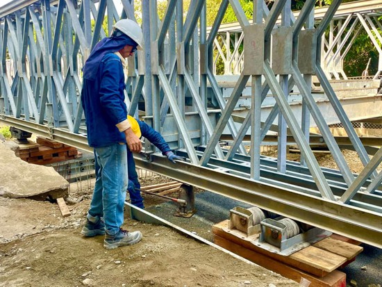 Puente en El Palo a pocos días conectará al norte del Cauca