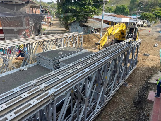 Puente en El Palo a pocos días conectará al norte del Cauca