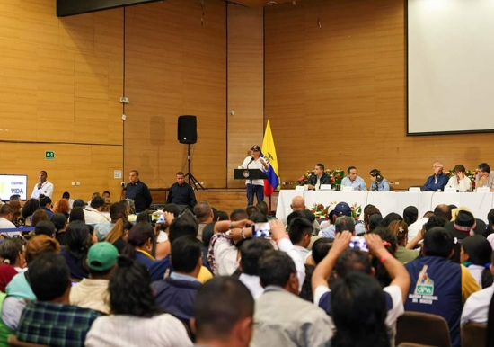 El presidente atiende clamor de comunidades del Cauca El presidente atiende clamor de comunidades del Cauca