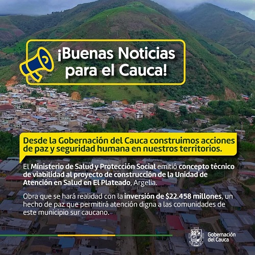 Argelia contará con nueva Unidad de Atención en Salud Argelia contará con nueva Unidad de Atención en Salud
