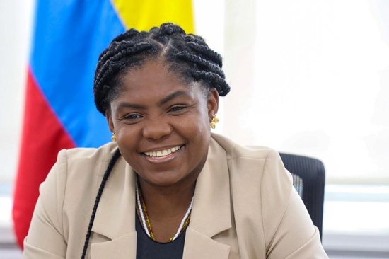 Vicepresidenta de Colombia, Francia Márquez Mina. Vicepresidenta de Colombia, Francia Márquez Mina.