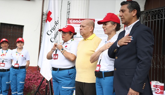 Alcalde de Popayán lidera campaña ‘la banderita’ de la Cruz Roja