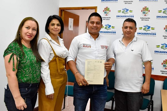 Firma del Plan de Acción Municipal en Piamonte para proyectos de Agua y Saneamiento.