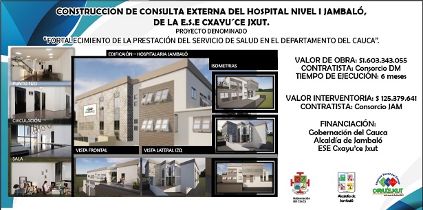 Infraestructura médica en Jambaló se fortalece Infraestructura médica en Jambaló se fortalece