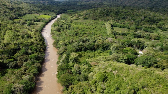 Río Guachicono, departamento del Cauca. Río Guachicono, departamento del Cauca.