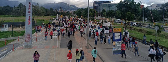 Continúa la marcha campesina en la capital de la República Continúa la marcha campesina en la capital de la República