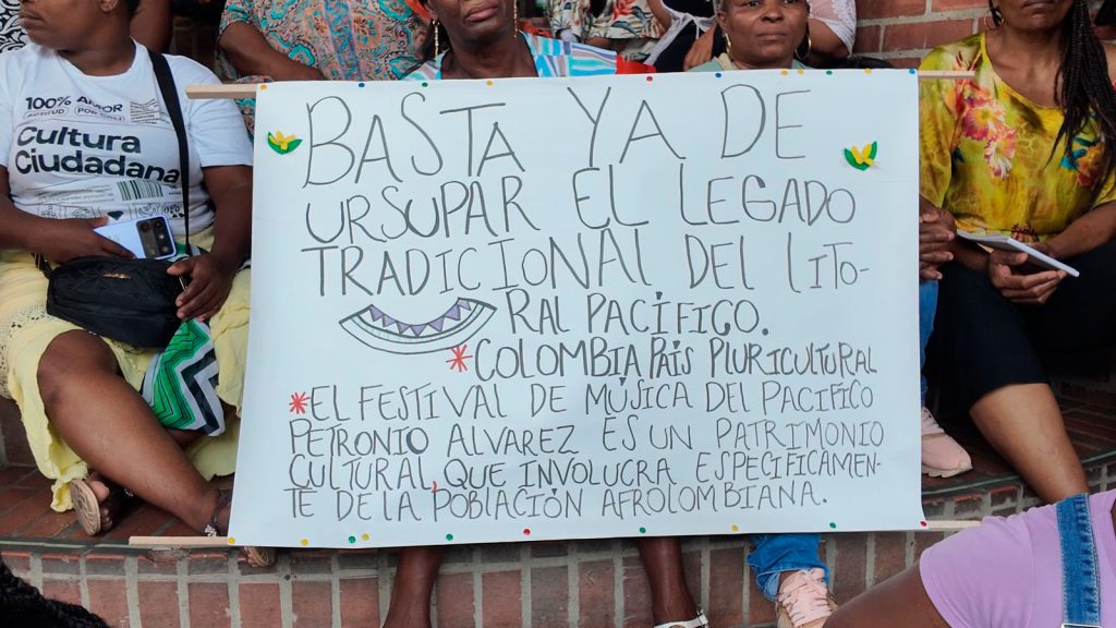 Defensores del Petronio Álvarez exigen participación legítima
