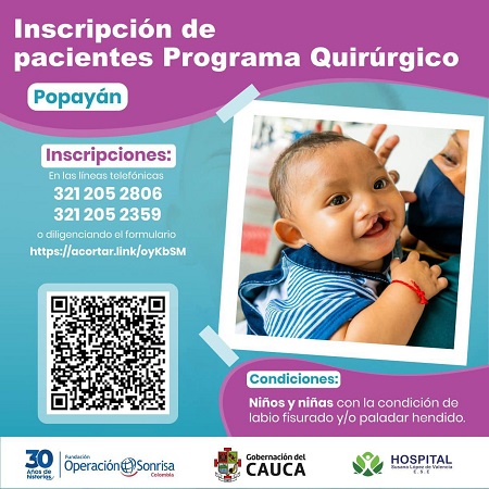 Jornada de valoraciones y cirugías gratuitas en Cauca Jornada de valoraciones y cirugías gratuitas en Cauca