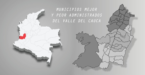 Municipios mejor y peor administrados del Valle del Cauca