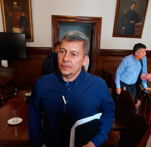 Secretario de Infraestructura de Popayán en el Concejo Municipal