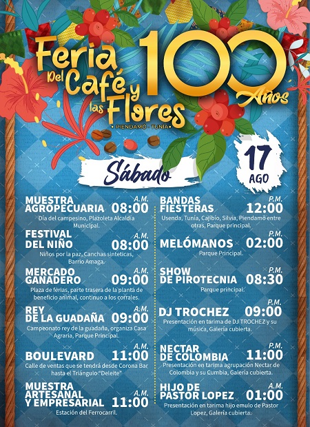 Feria del Café y las Flores / Piendamó - Tunia - 100 años de historia Feria del Café y las Flores / Piendamó - Tunia - 100 años de historia