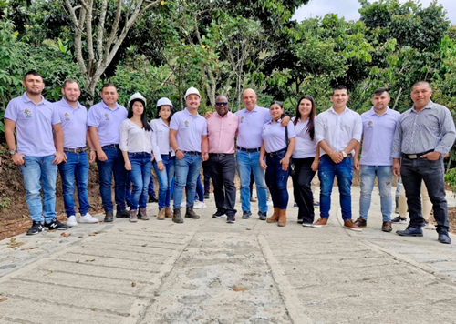 Gobierno departamental avanza en el mejoramiento de vías rurales en Popayán