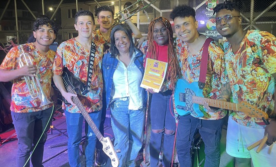 Gran acogida tuvo el programa ‘Cultura al barrio’ en Alfonso López.
