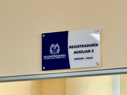 Inaugurada la Oficina Auxiliar 2 de la Registraduría en Popayán Inaugurada la Oficina Auxiliar 2 de la Registraduría en Popayán