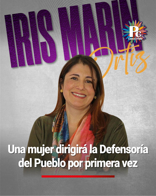 Iris Marín Ortiz, primera mujer en liderar la Defensoría del Pueblo