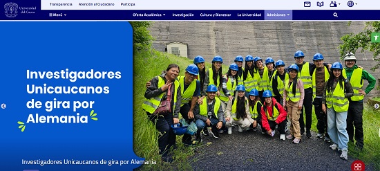 Unicauca se moderniza y estrena página Web Unicauca se moderniza y estrena página Web