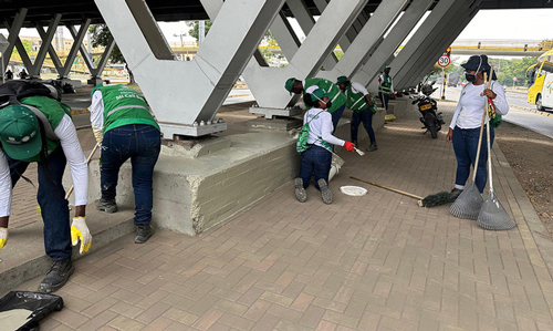El puente de la carrera 1 con calle 70 en Cali, luce como nuevo El puente de la carrera 1 con calle 70 en Cali, luce como nuevo