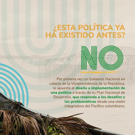El desarrollo del Pacífico, una de las prioridades de la Vicepresidencia El desarrollo del Pacífico, una de las prioridades de la Vicepresidencia