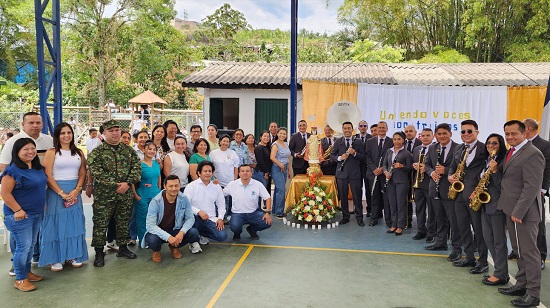 La Administración Municipal se sumó a la semana por la paz en la Institución Educativa Niño Jesús de Praga.