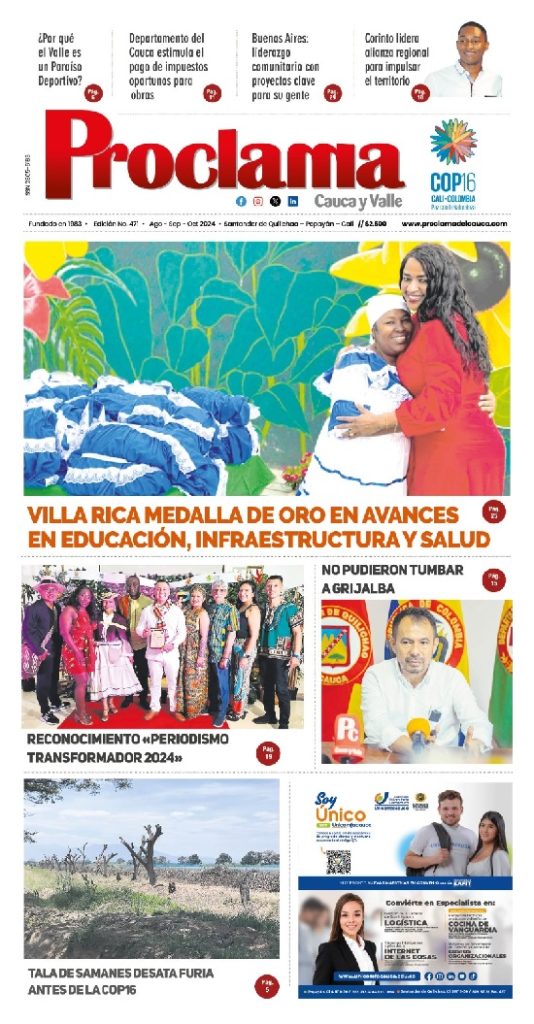 Periódico Proclama Cauca y Valle - Edición Impresa No. 471 Periódico Proclama Cauca y Valle - Edición Impresa No. 471