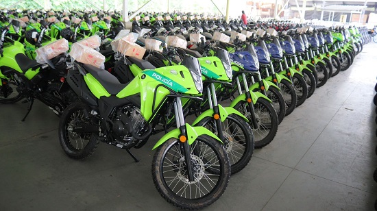 141 motos para reforzar la seguridad en Cali 141 motos para reforzar la seguridad en Cali