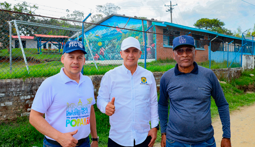Alcalde recorrió las obras de pavimentación de Popayán