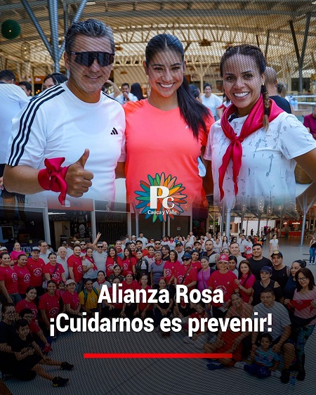 Popayán vibró con la rumba Smartfit en apoyo a la 'Alianza Rosa'.