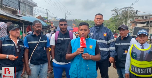 Brigada recupera espacio público en Santander de Quilichao