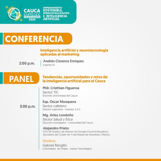 Cauca Emprende 2024: Un espacio para impulsar el futuro empresarial Cauca Emprende 2024: Un espacio para impulsar el futuro empresarial