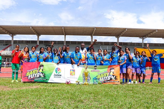 La gran final del Baby Fútbol Femenino fue inolvidable en Quilichao.