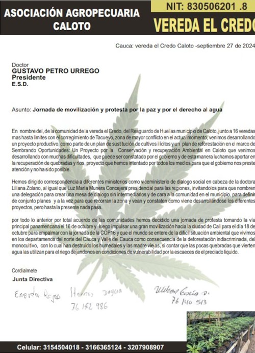 No es cierto que las comunidades indígenas pretendan sabotear la COP 16 No es cierto que las comunidades indígenas pretendan sabotear la COP 16