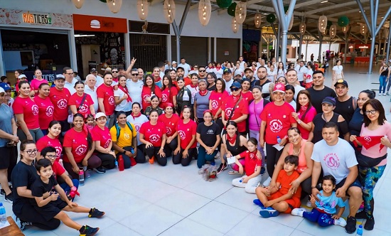 Popayán vibró con la rumba Smartfit en apoyo a la 'Alianza Rosa'