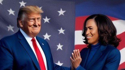 El cínico Donald Trump vs. la versátil Kamala Harris