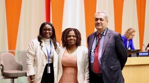 Márquez instó a la ONU a reconocer la dignidad afrodescendiente Márquez instó a la ONU a reconocer la dignidad afrodescendiente