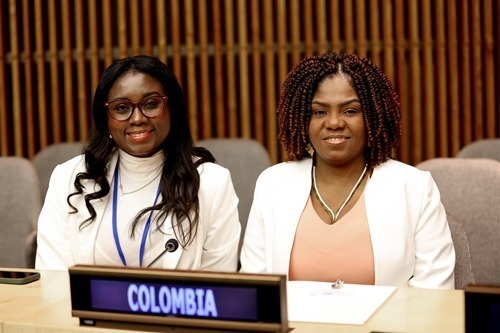 Márquez instó a la ONU a reconocer la dignidad afrodescendiente Márquez instó a la ONU a reconocer la dignidad afrodescendiente