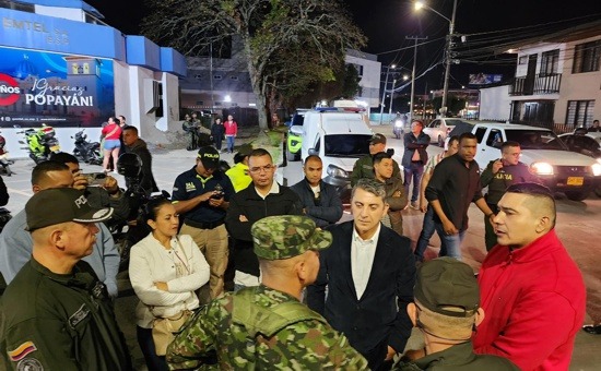 Se frustra atentado terrorista en Popayán, gracias al actuar de la Fuerza Pública y la comunidad. Se frustra atentado terrorista en Popayán, gracias al actuar de la Fuerza Pública y la comunidad.