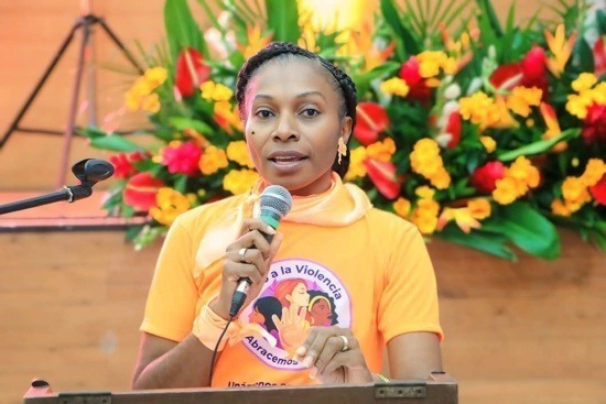 Nasly Lucumí, secretaria de la Mujer del Cauca. Nasly Lucumí, secretaria de la Mujer del Cauca.