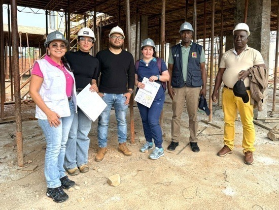 Gerente de la ESE Norte 1 supervisa avances en centro de salud de Timba, Cauca.