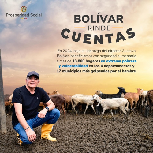 Gustavo Bolívar y Prosperidad Social rinden cuentas a los colombianos Gustavo Bolívar y Prosperidad Social rinden cuentas a los colombianos