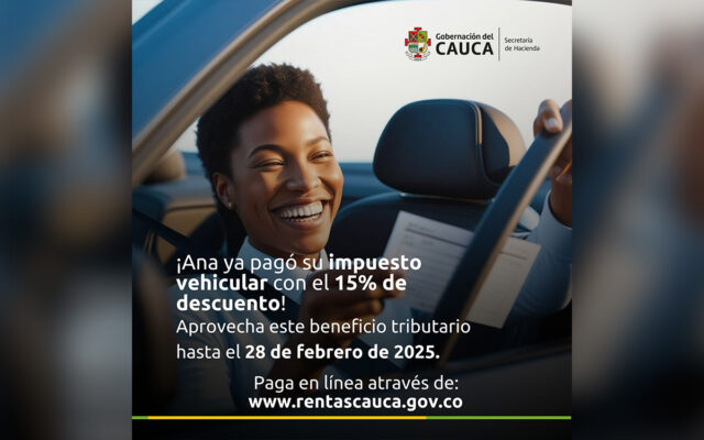 Cauca actualiza tarifas de impuestos vehiculares y de degüello