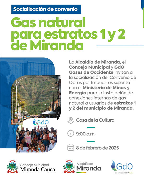 Educación, gas natural y deporte para el crecimiento de Miranda