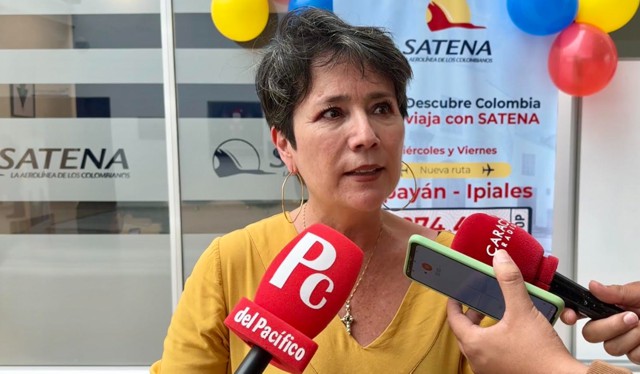 Popayán e Ipiales conectados por vía aérea - inaugurada nueva ruta operada por Satena - Ana Fernanda Muñoz Otoya